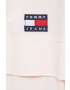 Tommy Jeans geaca femei culoarea roz de tranzitie - Pled.ro