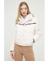 Tommy Jeans geaca femei culoarea roz de iarna oversize - Pled.ro