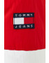 Tommy Jeans geaca barbati culoarea albastru marin de iarna oversize - Pled.ro