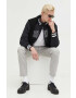 Tommy Jeans geaca bomber barbati culoarea negru de tranzitie - Pled.ro