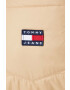 Tommy Jeans geacă reversibilă femei culoarea bej de tranzitie oversize - Pled.ro