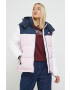 Tommy Jeans geaca de puf femei culoarea roz de iarna - Pled.ro