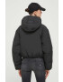 Tommy Jeans geaca de puf femei culoarea negru de iarna - Pled.ro