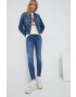 Tommy Jeans geaca jeans femei de tranzitie - Pled.ro