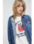 Tommy Jeans geaca jeans femei de tranzitie - Pled.ro