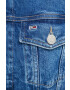 Tommy Jeans geaca jeans femei culoarea albastru marin de tranzitie - Pled.ro