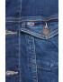 Tommy Jeans geaca jeans femei culoarea albastru marin de tranzitie - Pled.ro