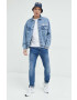 Tommy Jeans geaca jeans barbati de tranzitie oversize - Pled.ro