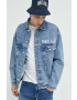 Tommy Jeans geaca jeans barbati de tranzitie oversize - Pled.ro