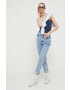 Tommy Jeans jeansi Mom Jean femei high waist - Pled.ro