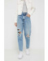 Tommy Jeans jeansi Mom Jean femei high waist - Pled.ro