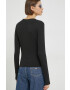 Tommy Jeans longsleeve femei culoarea negru - Pled.ro