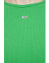 Tommy Jeans longsleeve femei culoarea verde - Pled.ro