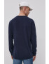 Tommy Jeans Longsleeve bărbați culoarea albastru marin cu imprimeu - Pled.ro