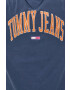 Tommy Jeans longsleeve din bumbac - Pled.ro