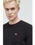 Tommy Jeans longsleeve din bumbac - Pled.ro