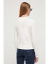 Tommy Jeans longsleeve din bumbac culoarea bej - Pled.ro