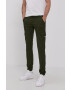 Tommy Jeans Pantaloni bărbați culoarea verde mulat - Pled.ro