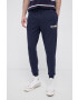 Tommy Jeans Pantaloni bărbați culoarea albastru marin material neted - Pled.ro