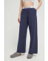 Tommy Jeans pantaloni de pijama femei culoarea albastru marin bumbac - Pled.ro