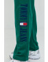 Tommy Jeans pantaloni de trening barbati culoarea verde drept - Pled.ro