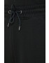 Tommy Jeans pantaloni de trening femei culoarea negru cu imprimeu - Pled.ro