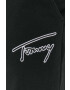 Tommy Jeans pantaloni de trening barbati culoarea negru cu imprimeu - Pled.ro