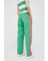 Tommy Jeans pantaloni de trening culoarea verde modelator - Pled.ro