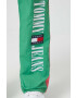 Tommy Jeans pantaloni de trening culoarea verde modelator - Pled.ro