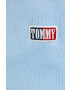 Tommy Jeans pantaloni de trening din bumbac femei cu imprimeu - Pled.ro