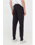 Tommy Jeans pantaloni de trening din bumbac culoarea negru cu imprimeu - Pled.ro