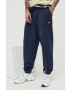 Tommy Jeans pantaloni de trening din bumbac barbati culoarea albastru marin neted - Pled.ro