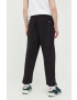 Tommy Jeans pantaloni de trening din bumbac culoarea negru cu imprimeu - Pled.ro