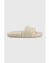 Tommy Jeans papuci de casa Warm Slipper culoarea bej - Pled.ro