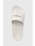 Tommy Jeans papuci ENTRY POOL SLIDE femei culoarea alb EN0EN02106 - Pled.ro