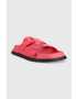 Tommy Jeans papuci FANCY SANDAL femei culoarea roz EN0EN02136 - Pled.ro