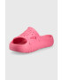 Tommy Jeans papuci Flatform Archive femei culoarea roz cu platforma - Pled.ro