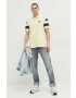 Tommy Jeans polo de bumbac culoarea albastru marin neted - Pled.ro