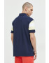 Tommy Jeans polo de bumbac culoarea albastru marin cu imprimeu - Pled.ro