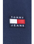 Tommy Jeans polo de bumbac culoarea albastru marin cu imprimeu - Pled.ro