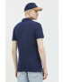 Tommy Jeans polo de bumbac culoarea albastru marin cu imprimeu - Pled.ro