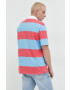 Tommy Jeans polo de bumbac culoarea roz modelator - Pled.ro