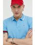 Tommy Jeans polo de bumbac neted - Pled.ro