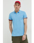 Tommy Jeans polo de bumbac neted - Pled.ro