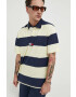 Tommy Jeans polo de bumbac culoarea galben modelator - Pled.ro