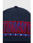 Tommy Jeans șapcă de baseball din bumbac culoarea albastru marin cu imprimeu - Pled.ro