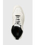 Tommy Jeans sneakers din piele TJM BASKET MID LEATHER culoarea alb EM0EM01258 - Pled.ro