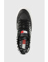 Tommy Jeans sneakers din piele Virgil Leather Logo Print culoarea negru - Pled.ro