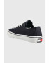 Tommy Jeans tenisi SKATE CANVAS ESS barbati culoarea albastru marin EM0EM01175 - Pled.ro