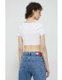 Tommy Jeans top femei culoarea albastru marin - Pled.ro